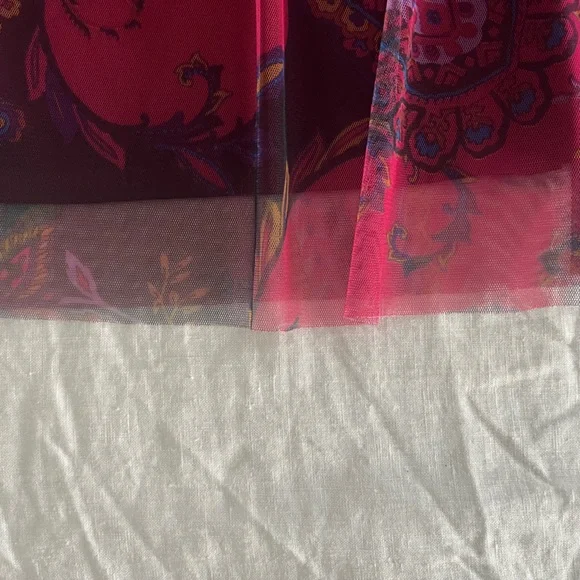 Candalite halter paisley midi or maxi dress PM PETITE Medium - Picture 8 of 11